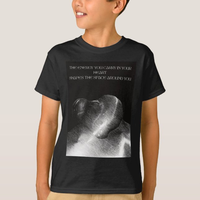 Camiseta Energía positiva en tu corazón (Anverso)
