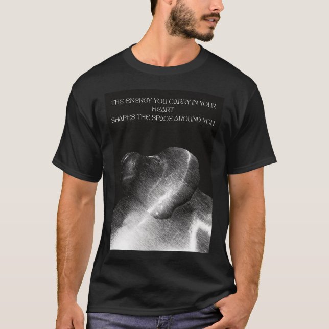 Camiseta Energía positiva en tu corazón (Anverso)