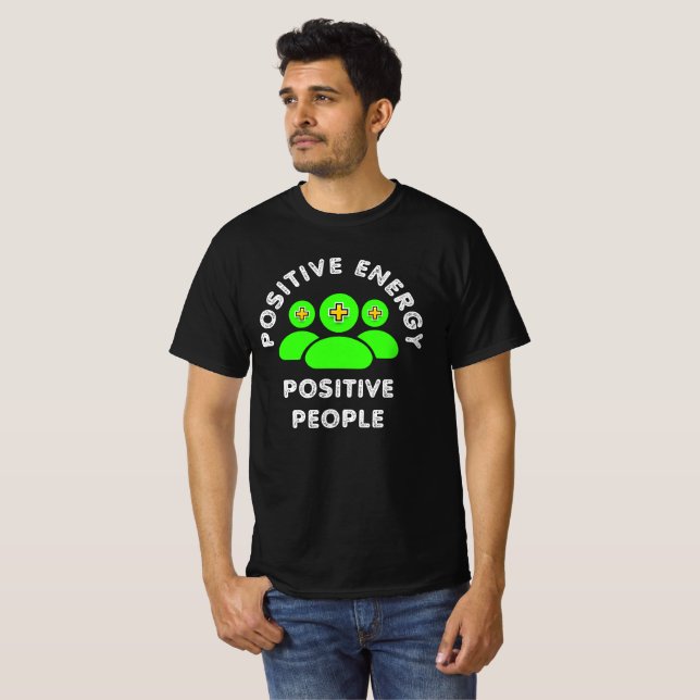 Camiseta Energía Positiva Gente Positiva (Anverso completo)