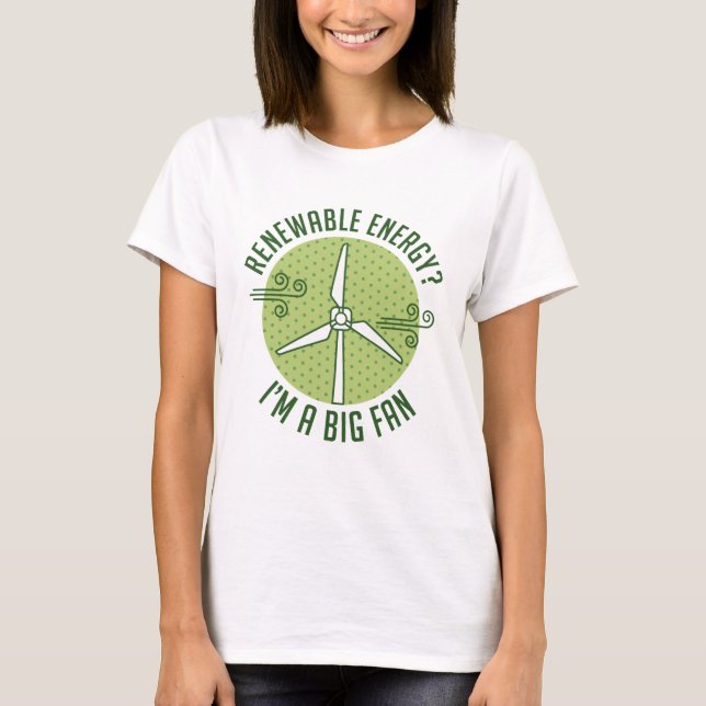 Camiseta Energía renovable (Anverso)