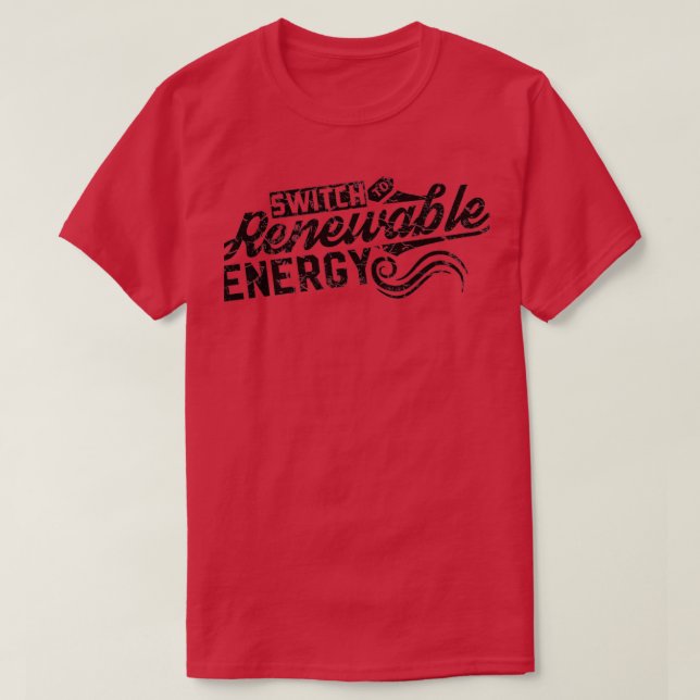 Camiseta Energía renovable 1 (Diseño del anverso)