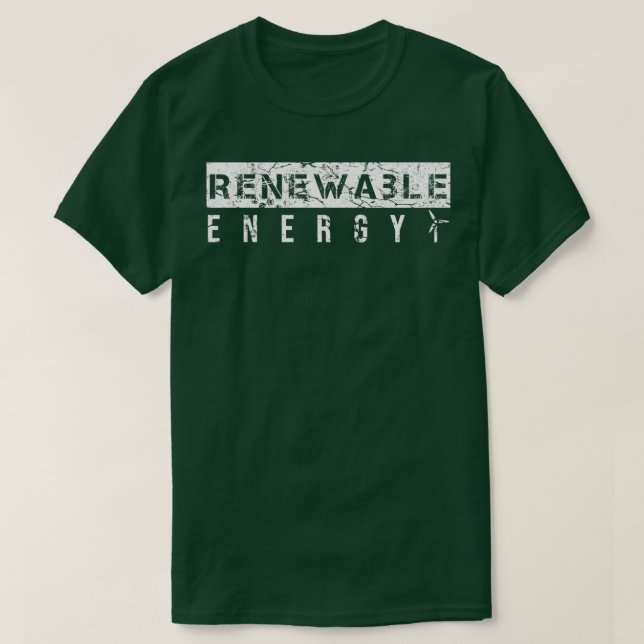 Camiseta Energía renovable 7 (Diseño del anverso)