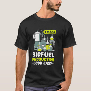 Camiseta Energía renovable Biodiesel Técnico de biocombusti