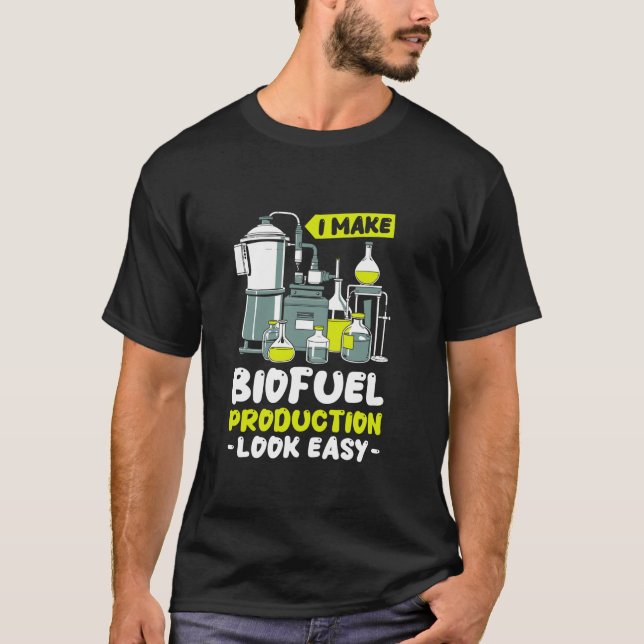 Camiseta Energía renovable Biodiesel Técnico de biocombusti (Anverso)