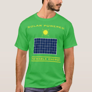 Camiseta Energía renovable con energía solar