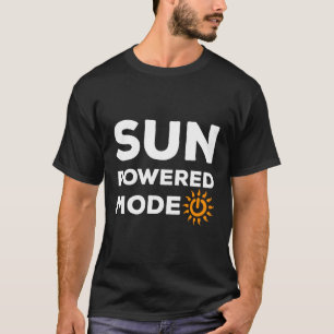 Camiseta Energía renovable de energía solar en modo de ener