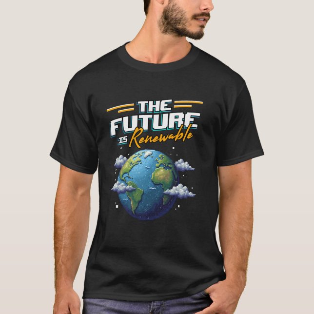 Camiseta Energía renovable del Día de la Tierra (Anverso)