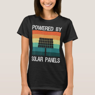 Camiseta Energía renovable Energía solar Energía solar