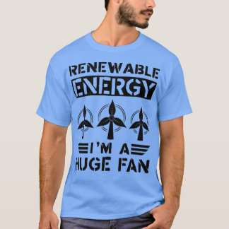 Camiseta Energía Renovable Ix27m A Gran Ventilador