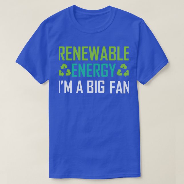 Camiseta Energía renovable Ix27m A Gran Ventilador 17 (Diseño del anverso)