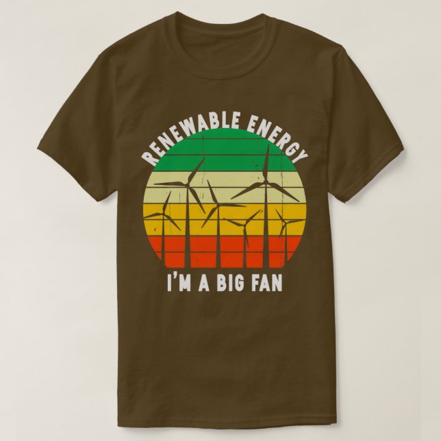 Camiseta Energía renovable Ix27m a Gran ventilador 7 (Diseño del anverso)