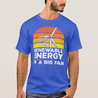 Camiseta Energía Renovable Ix27m A Gran Ventilador Viento T