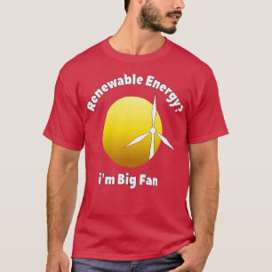 Camiseta Energía renovable ix27m gran ventilador