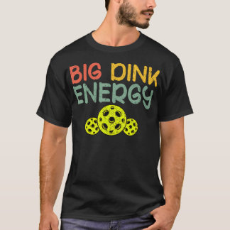 Camiseta Energía Retro Big Dink Pickleball Divertido Pickle
