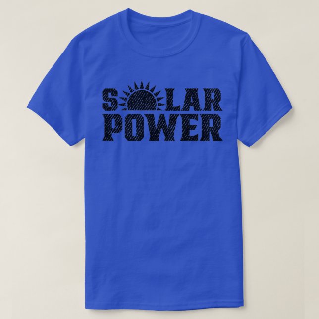 Camiseta Energía solar 12 (Diseño del anverso)