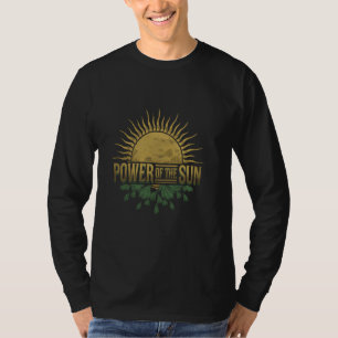 Camiseta Energía solar de energía renovable de la oreja sol