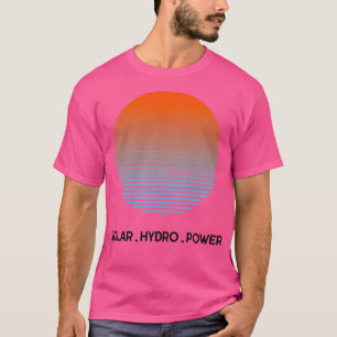 Camiseta Energía solar e hidráulica