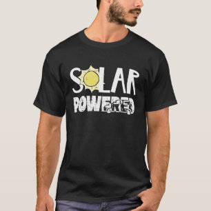 Camiseta Energía Solar Energética Que Gira La Cha Fotovolta