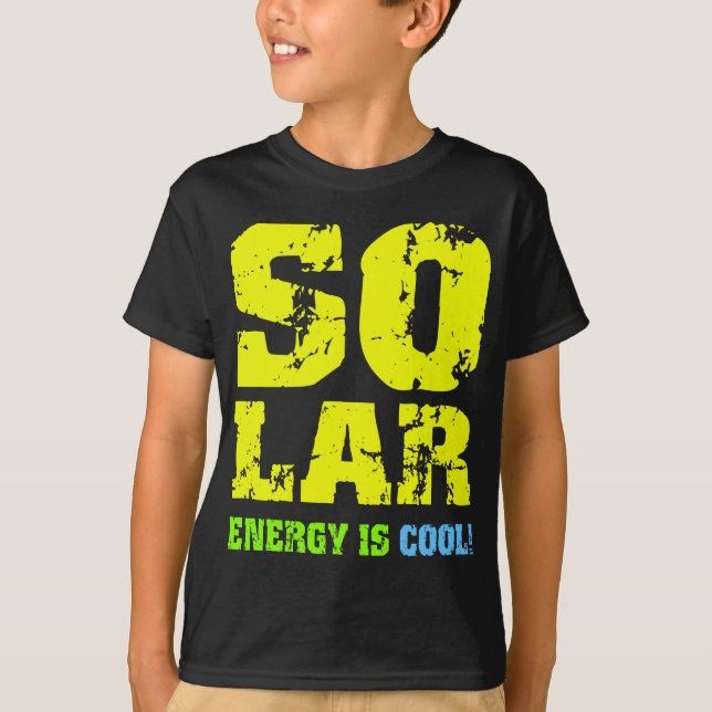 Camiseta Energía solar fresca (Anverso)