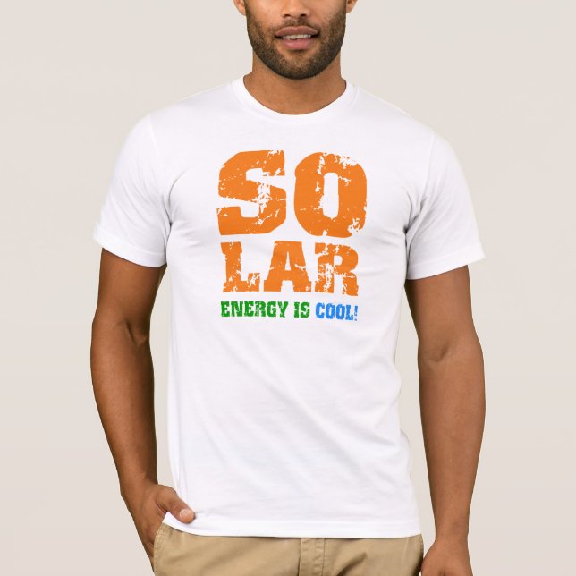 Camiseta Energía solar fresca (Anverso)