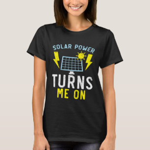 Camiseta Energía Solar Me Activa Panel Solar De Energía Ren