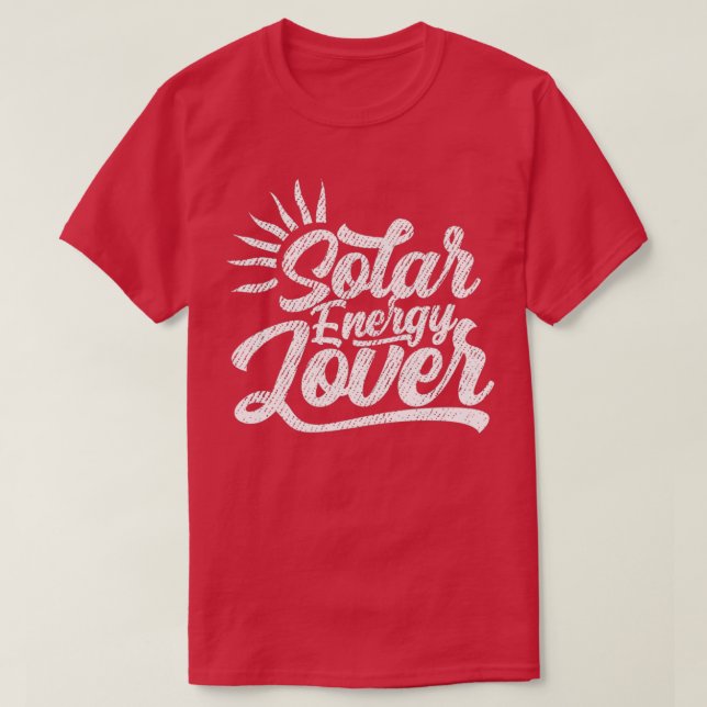 Camiseta Energía solar solar 2 (Diseño del anverso)
