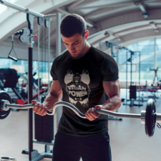 Camiseta Energía vegana | Construcción de bodymedia| Gimnas