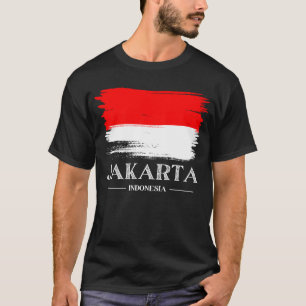 Camiseta energía vibrante de Yakarta, Indonesia