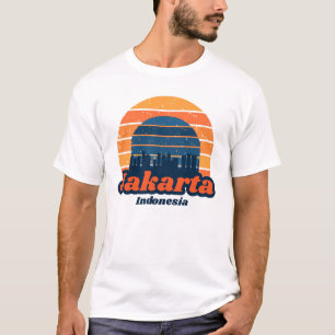 Camiseta energía vibrante de Yakarta, Indonesia