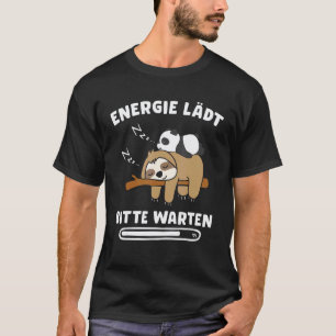 Camiseta Energie Laden Perezoso Oso Panda Enfriador