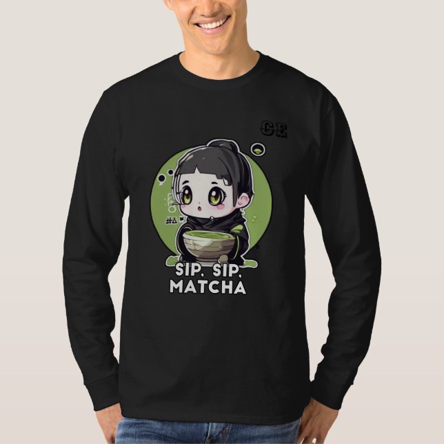 Camiseta Energiza tu día con té verde Matcha (Anverso)