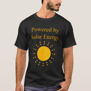 Camiseta Energizado por energía solar