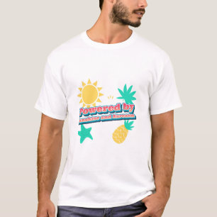 Camiseta Energizado por la energía solar solar de sol y sar