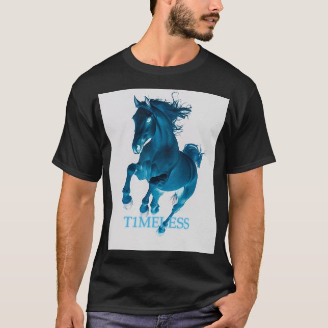 Camiseta Energizing Elegance: Horse in Motion (Anverso)