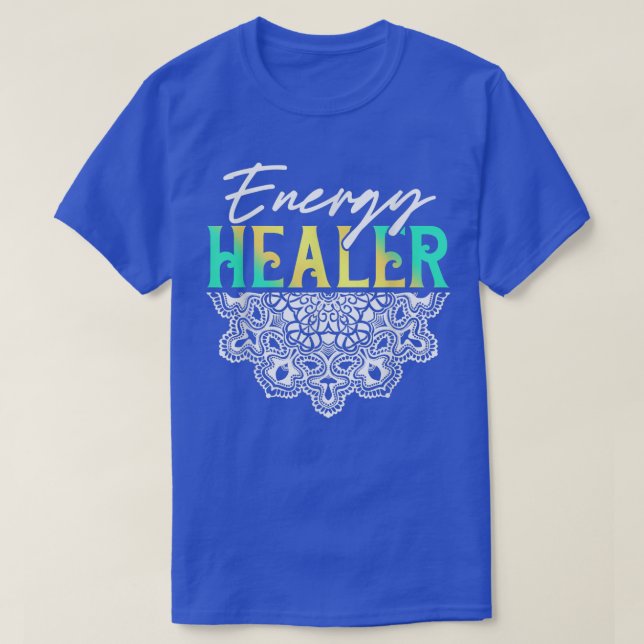Camiseta Energy Healer Reiki Master Yoga Spiritual Chakra J (Diseño del anverso)