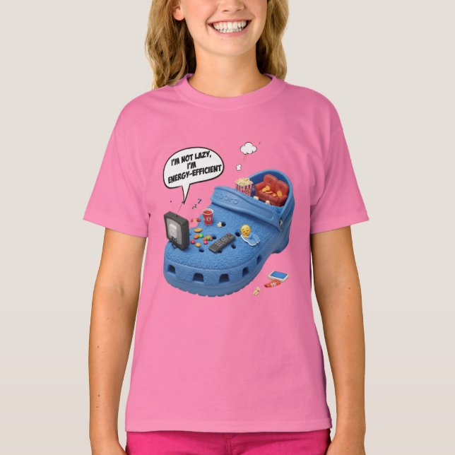 Camiseta  Energy Saving, by Natasha Us   (Anverso)