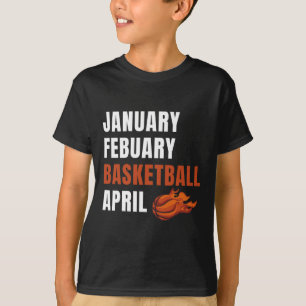 Camiseta Enero Febrero Bysketbyll April College Fun Bysk