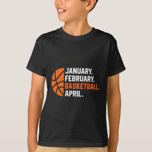 Camiseta Enero Febrero Sketll Abril Sketll Para Niños Hombr