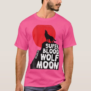 Camiseta Enero Wolf Moon Lunar Eclipses La Astronomía De La