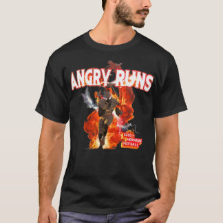 Camiseta Enfadado    corre, buen día, el fútbol esencial pa