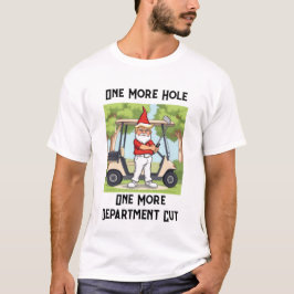 Camiseta Enfadado Trump jugando al golf mientras corta al g