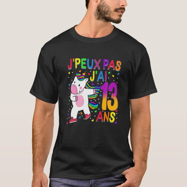 Camiseta Enfant 13 Años Fille Anemiario Cadeau Licorne (Anverso)