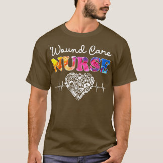 Camiseta Enfermedad aguda Enfermera Watercol Amor Estetiosc