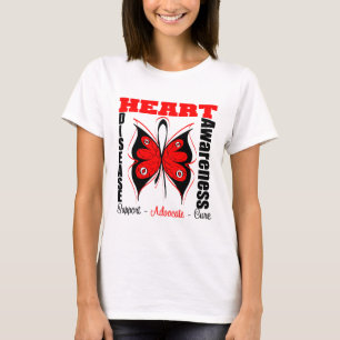 Camiseta Enfermedad cardíaca de la cinta del arte de la