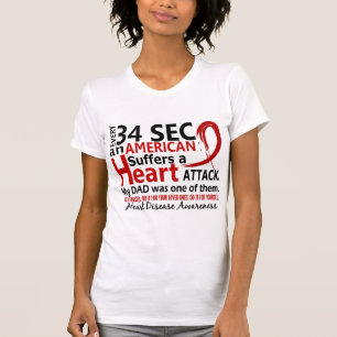 Camiseta Enfermedad cardíaca del papá de cada 34
