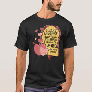 Camiseta Enfermedad cardíaca no viene con cuidado manual de