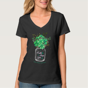 Camiseta Enfermedad Celiac Fe Amo Esperanza Flor Jar Awaren