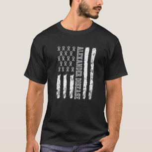 Camiseta Enfermedad de Alexander EEUU Bandera Americana Enf