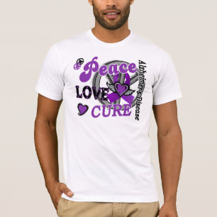 Camiseta Enfermedad de Alzheimer de la curación 2 del amor