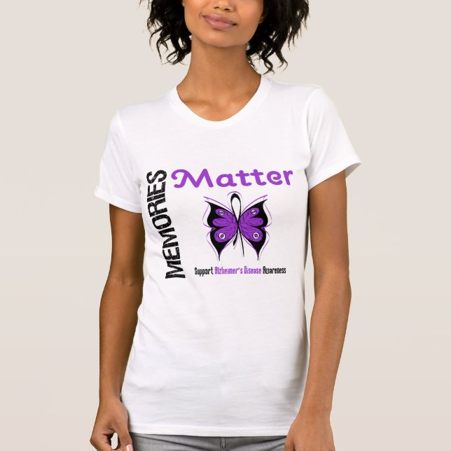 Camiseta Enfermedad de Alzheimer de la materia de las (Anverso)